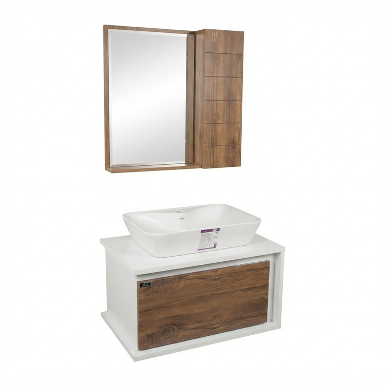روشویی کابین فول ست سایز 40×60 ضد آب با طراحی مدرن