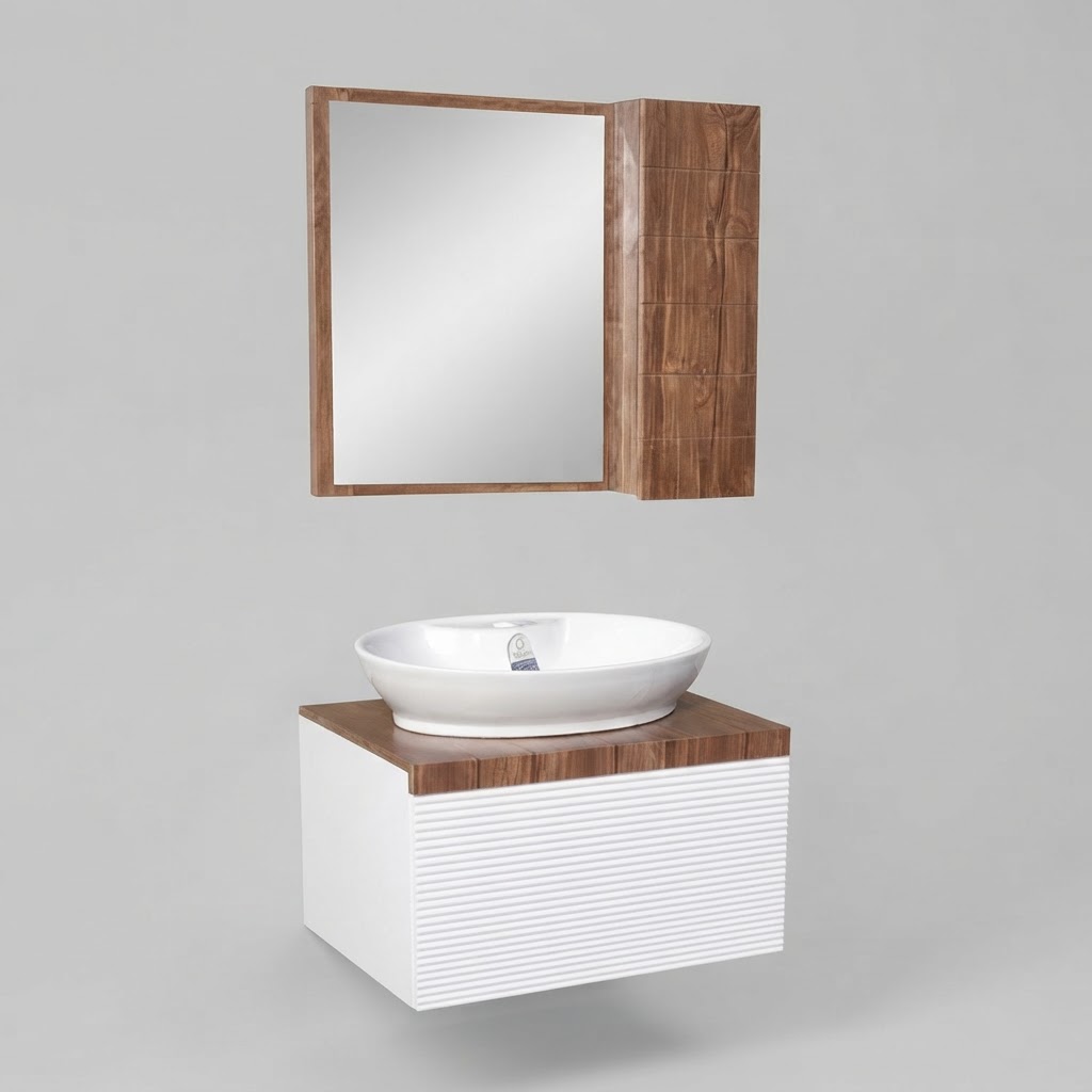 روشویی کابین فول ست سایز 40×60 ضد آب با طراحی مدرن