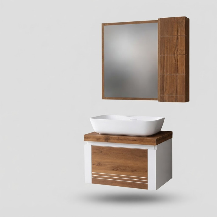 روشویی کابین تکسرام مدل بتمن فول ست سایز 40×60 ضد آب